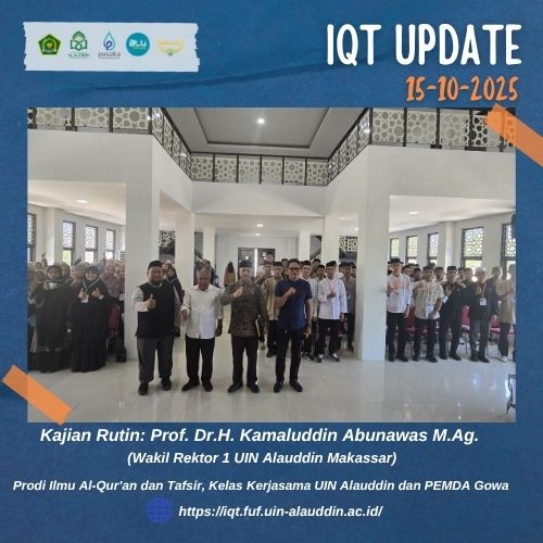 Prof. Dr. H. Kamaluddin Abunawas, M.Ag. Bahas Aspek Kebahasaan Al-Qur’an dalam Kajian Rutin Mahasantri IQT